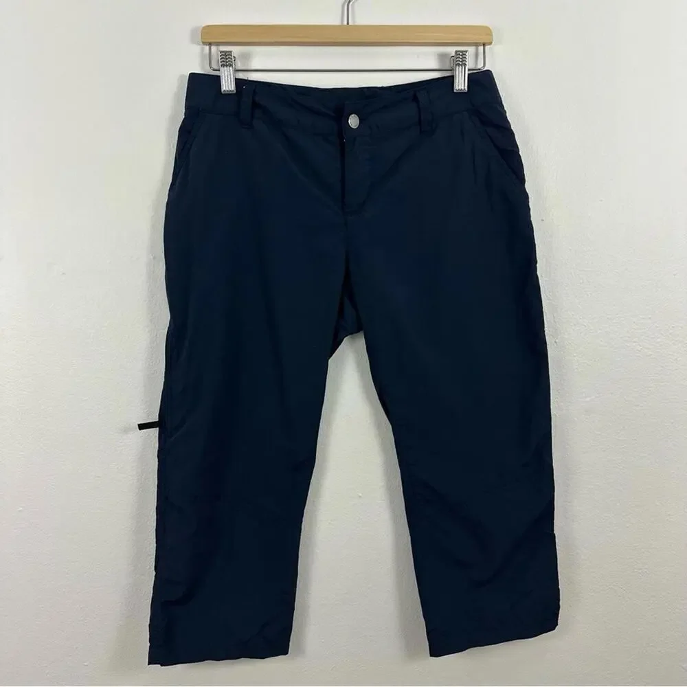 Columbia Women's Omni Shield Blue Capri Pants Size 6 - Picture 1 of 5